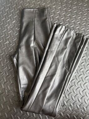 Abercrombie & Fitch Black Vegan Leather Pants